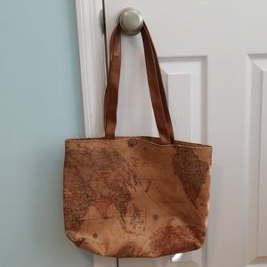 World Map Tote Bag